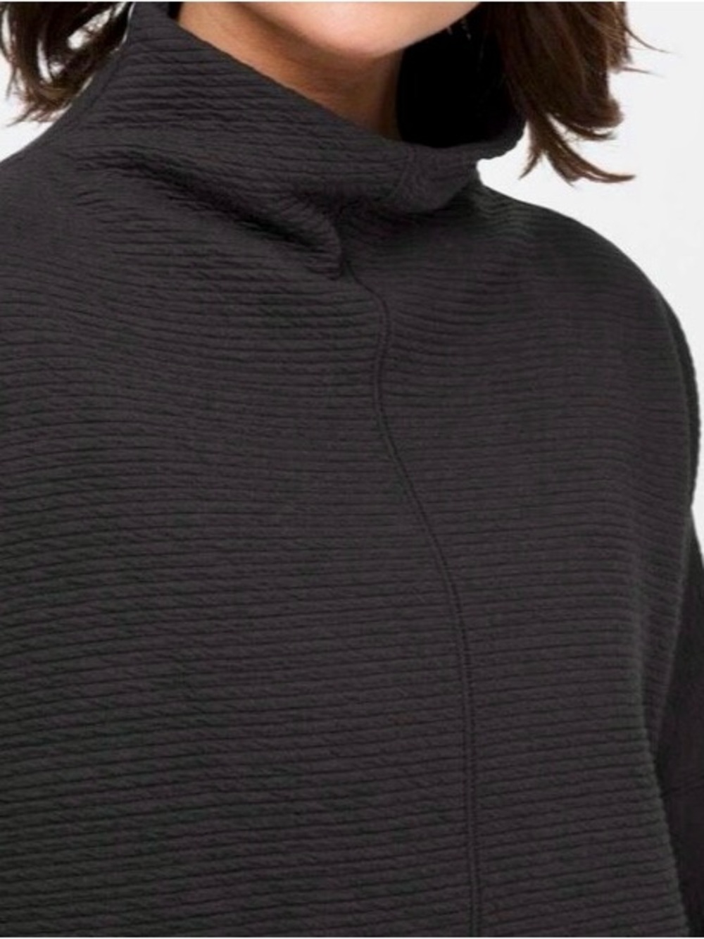 Lululemon Along the Way Mock Neck Pullover | Black | XXS